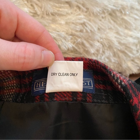 Vintage Herman Geist Wool Wrap Mini Skirt Size 4 Petite Women’s - Picture 5 of 6